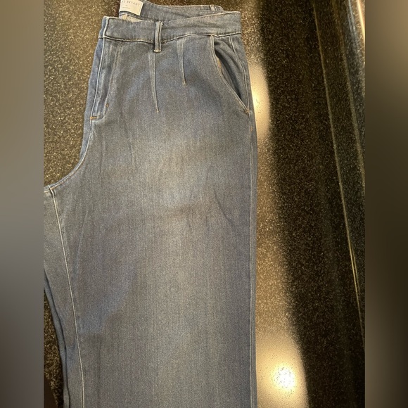 Lane Bryant: Fluid Denim Trouser Pant - Picture 4 of 11